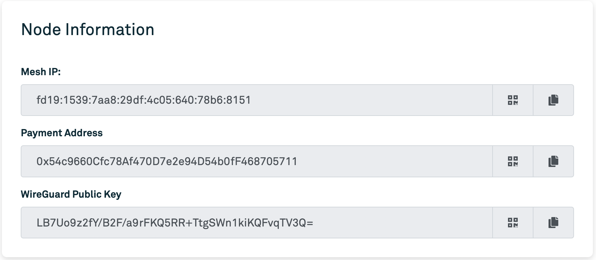 NodeInfo